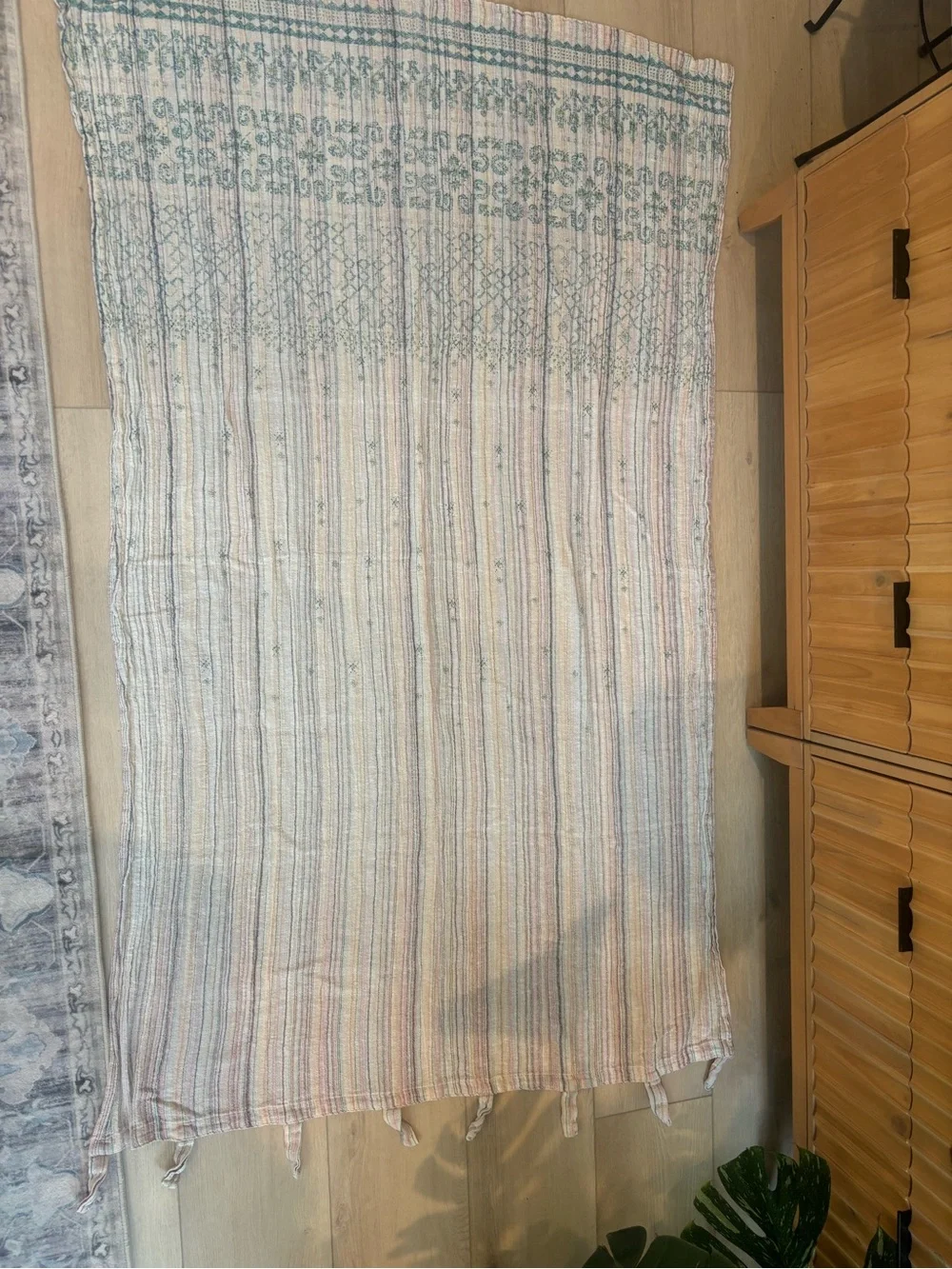 Urban Outfitters Tab Top Gauze window curtain